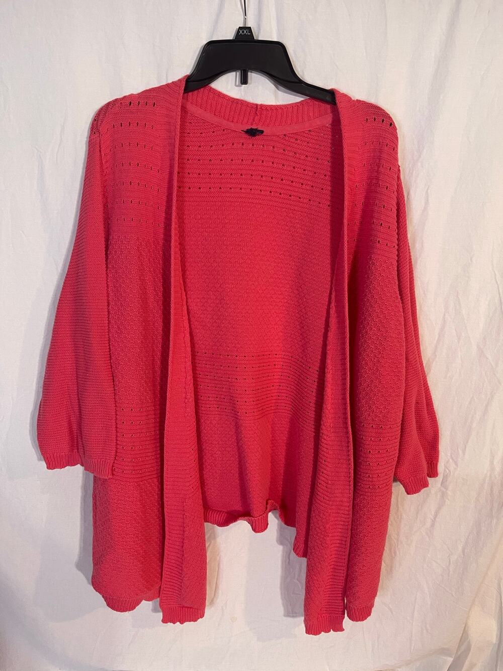 Womens 2x coral knit sweater